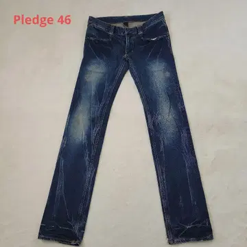Pledge 데님 청바지 색빠짐 데미지 46
