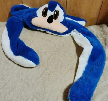 소닉 봉제 인형 모자