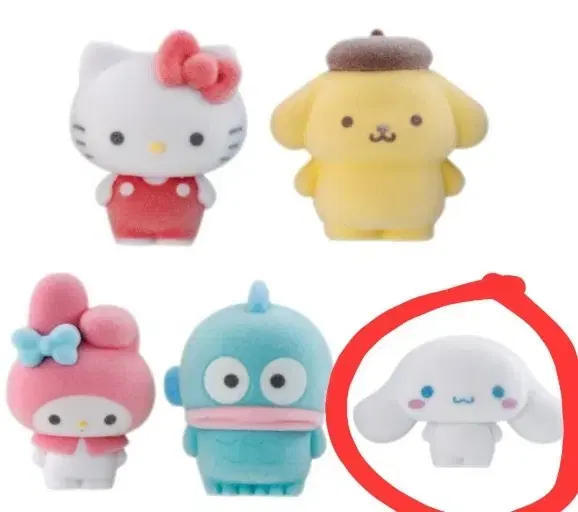 산리오 플로키 가챠 시나모롤 캡슐 스틱 응원봉 요술봉 피규어