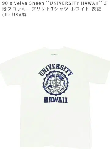 90s Velva Sheen UNIVERSITY HAWAII USA제