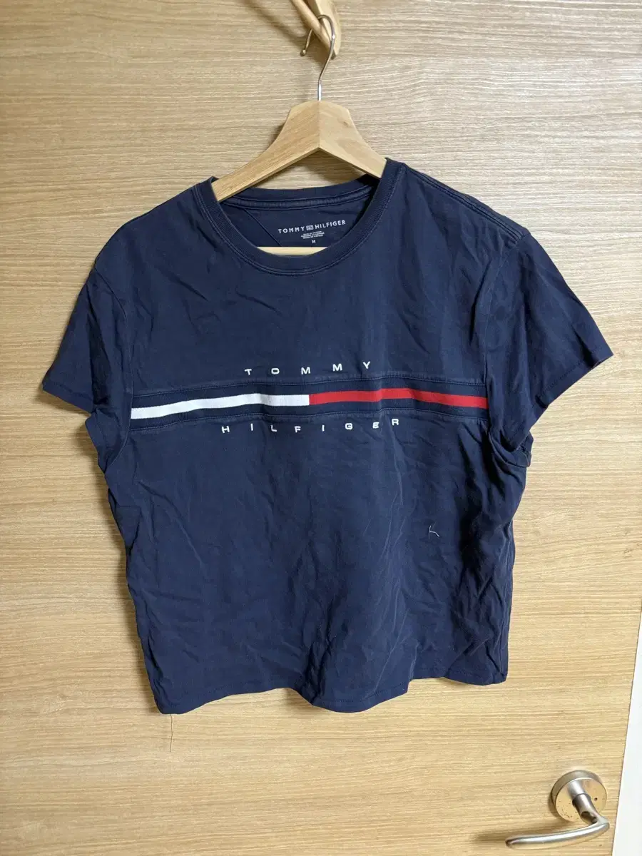 [M] 타미힐피거 Tommy Hilfiger 네이비 반팔 티셔츠