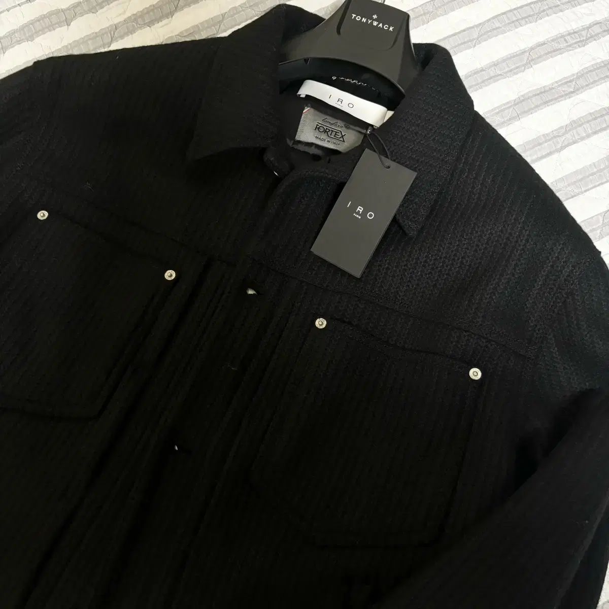 이로 IRO 24FW 니트 트러커 자켓