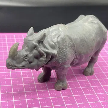 영국 피규어 동물 코뿔소 인형의 집에 미니어처 디오라마