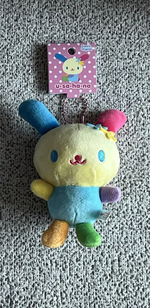 (새상품) 산리오 정품 우사하나 키링