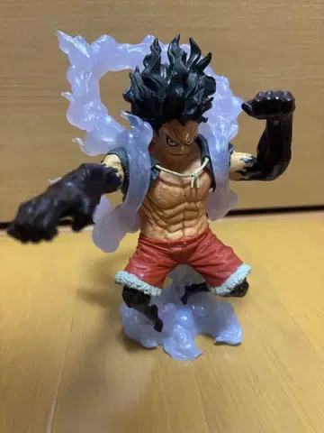 원피스 피규어 루피 기어 4 스네이크맨 먹선 작업