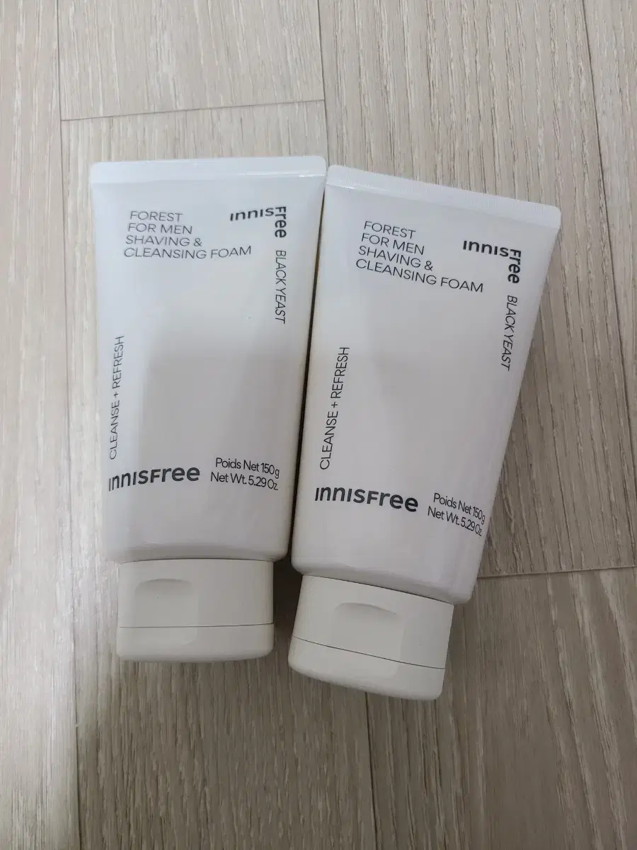 이니스프리 포레스트 포맨 쉐이빙 클렌징폼 150g 2개