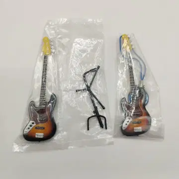 케이온! 기타 컬렉션 1/12 스케일 재즈베이스 가을산 2종 세트