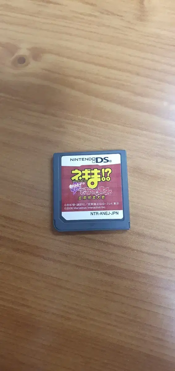 Nintendo DS game The World of Nagi: Tenjho Tenge 1 (Japanese version)