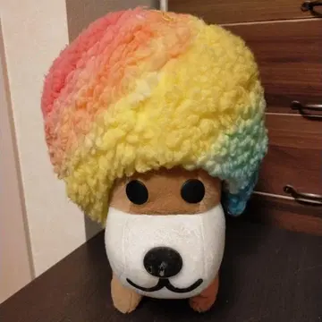 당시 물건 아프로견 봉제 인형 울트라 빅