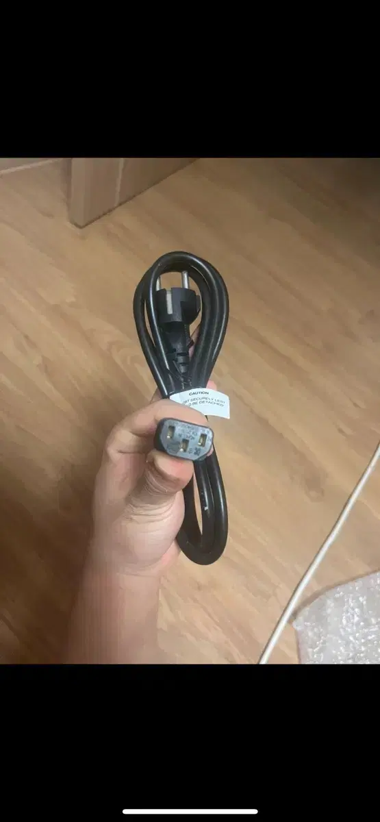 삼성 컴퓨터 모니터 TV 전원 파워선 케이블 새것