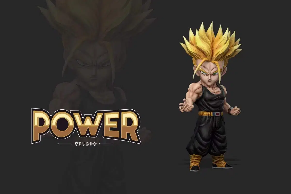 POWER 트랭크스 레진 월콜 드래곤볼피규어 드래곤볼레진