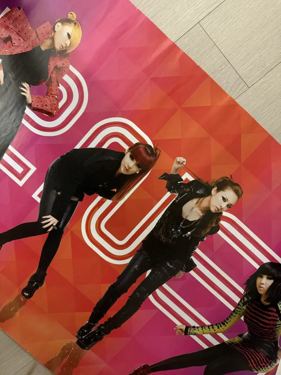 Poster for 2NE1's first full-length album