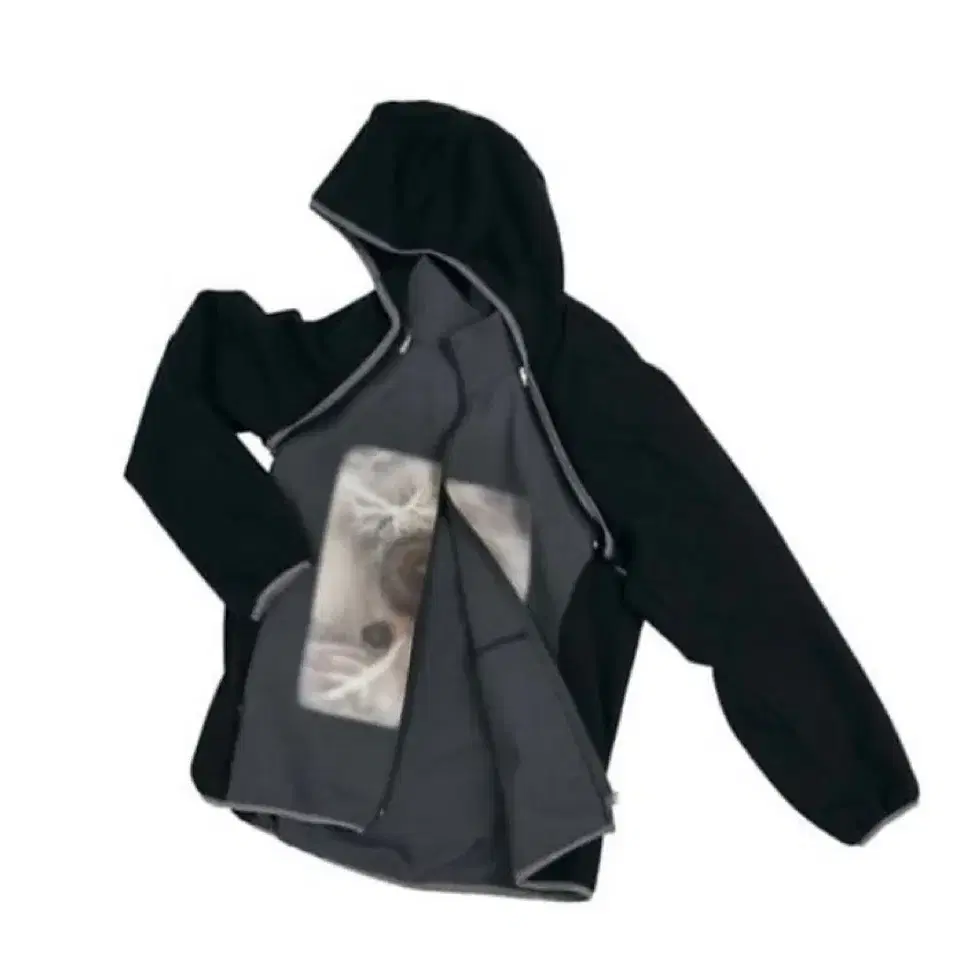 【OJOS】Muffler Boxer Hoodie Zip-up MUSINSA | OJOS Muffler Boxer Hoodie Zip-up / Black