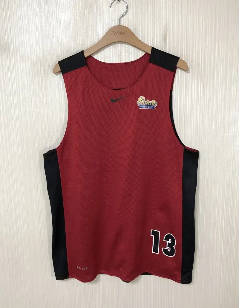 WKBL 나이키 인천 신한은행 에스버드 여자농구단 트레이닝유니폼(양면)