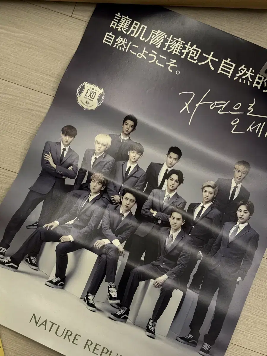 [택포] 엑소 네이처리퍼블릭 포스터 2장