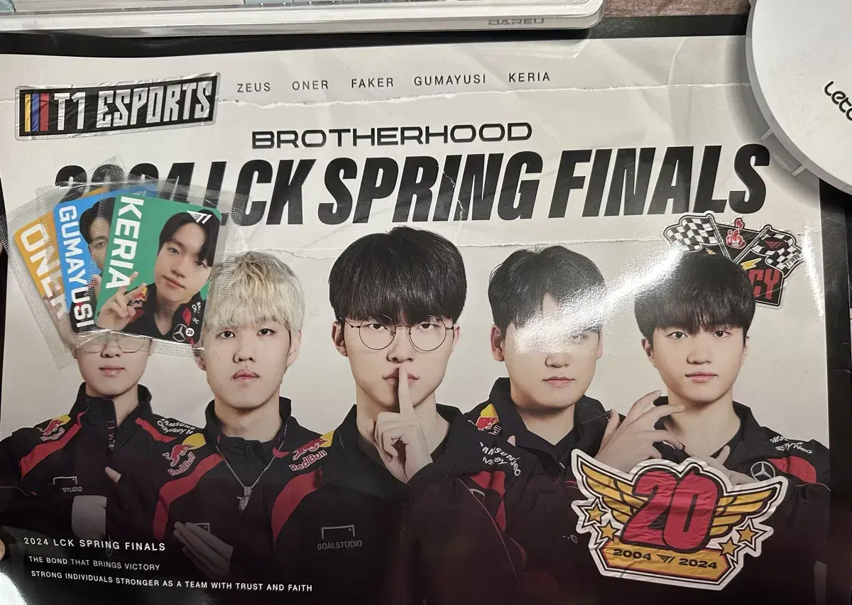 T1 ZOFGK 티원 제오페구케 포스터 씨유포카 오너 구마유시 케리아