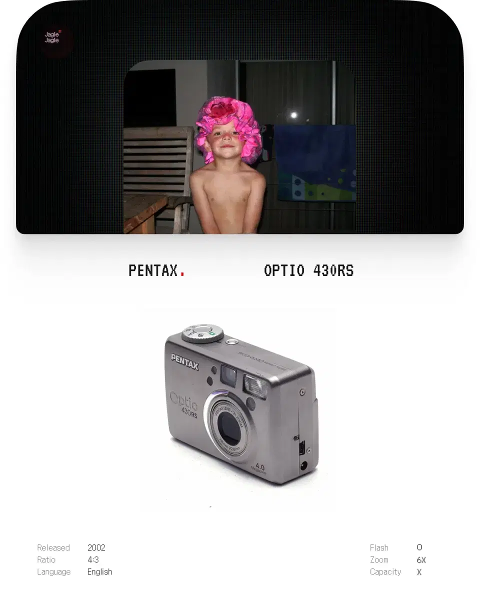입문용)Pentax optio 430RS (2002)