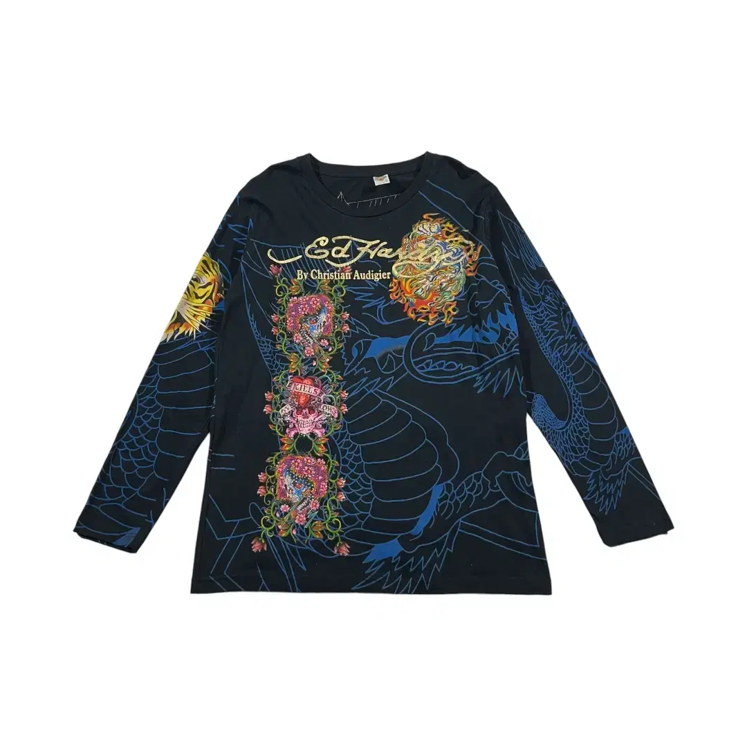 [ED HARDY] 에드하디 오리엔탈 프린팅 롱슬리브