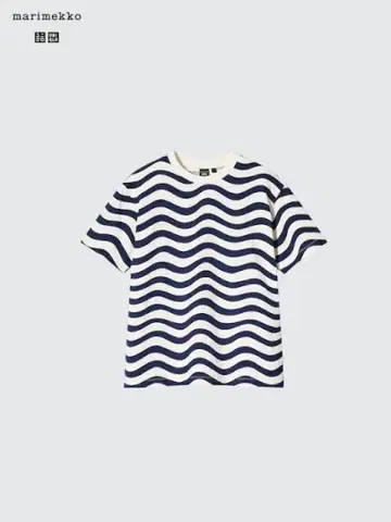 새상품 유니클로 요지 야마모토 보더 티셔츠 3XL 네이비 마리메꼬