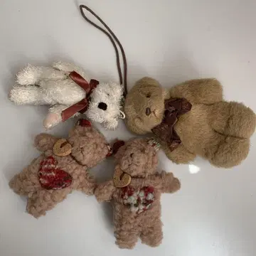 테디베어 곰돌이 봉제 인형 4개 세트