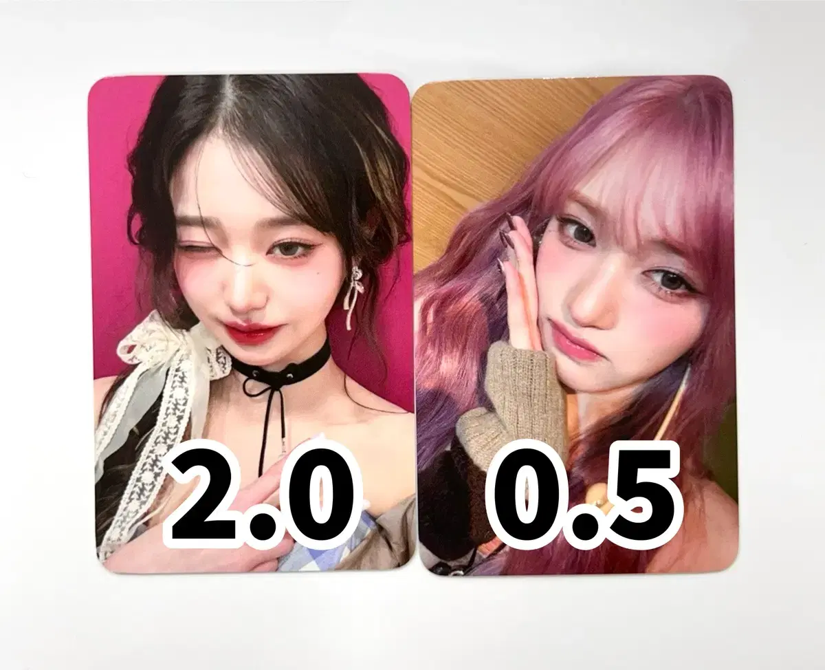 하자)아이브 엠파시 위드뮤 미공포 특전 원영 이서 포카 포토카드 싸게판매