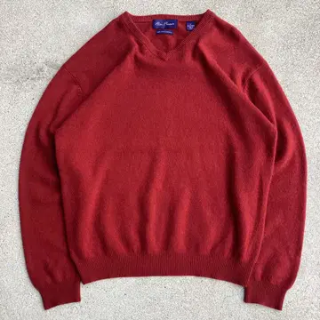 U.S.VINTAGE 90-00년대 V넥 캐시미어 니트 티셔츠 XL