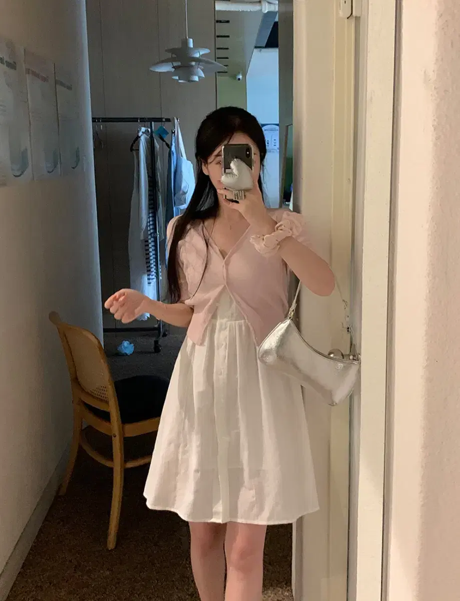 소녀레시피 반팔 가디건