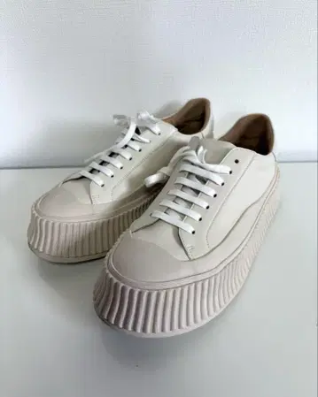 질 샌더 스니커즈 통굽 jilsander 38 플랫폼