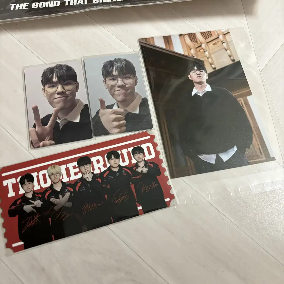 T1 티원 오너 문현준 oner still T1카페 포토카드 엽서 일괄
