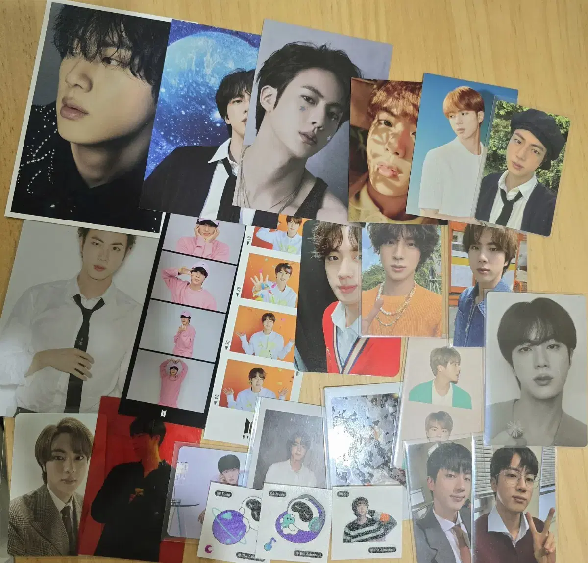 방탄 진 포카,엽서,네컷일괄