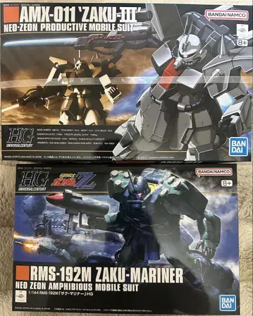 HGUC 1/144 자쿠 III 양산형+HGUC 1/144 자쿠 마리너