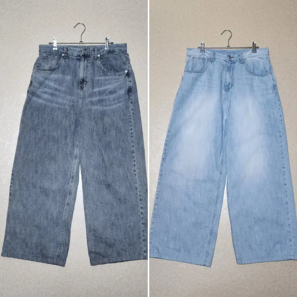 블루민 청바지 통바지, 일자바지 연청바지 그레이바지 얇은청바지