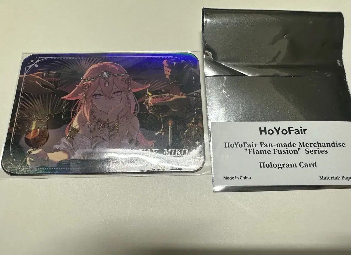 I sell Genshin Impact Yae Miko HoyoFair photocard.