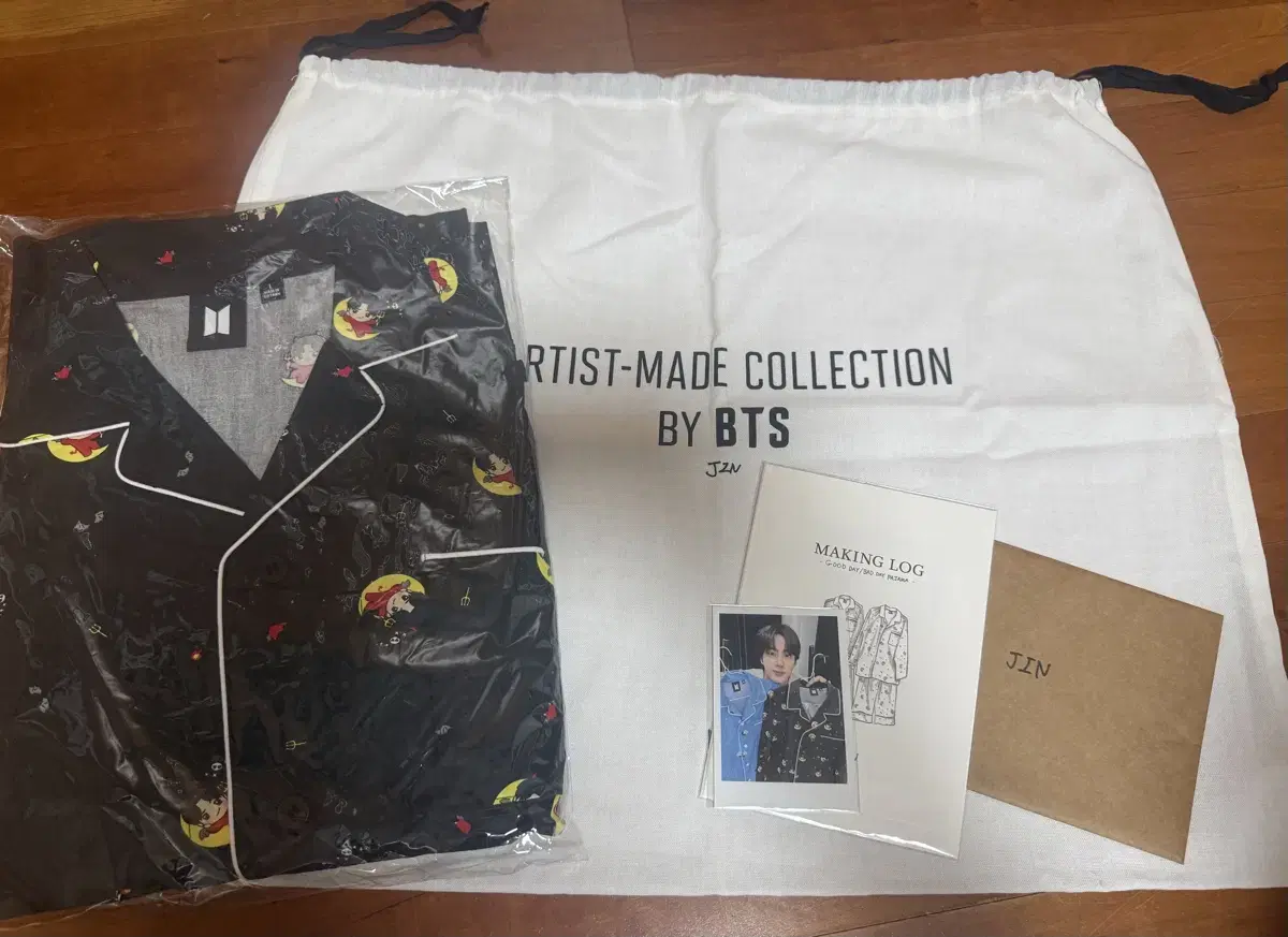 방탄 bts 석진 악마 버전 파자마 잠옷, 포카, 메이킹로그 양도