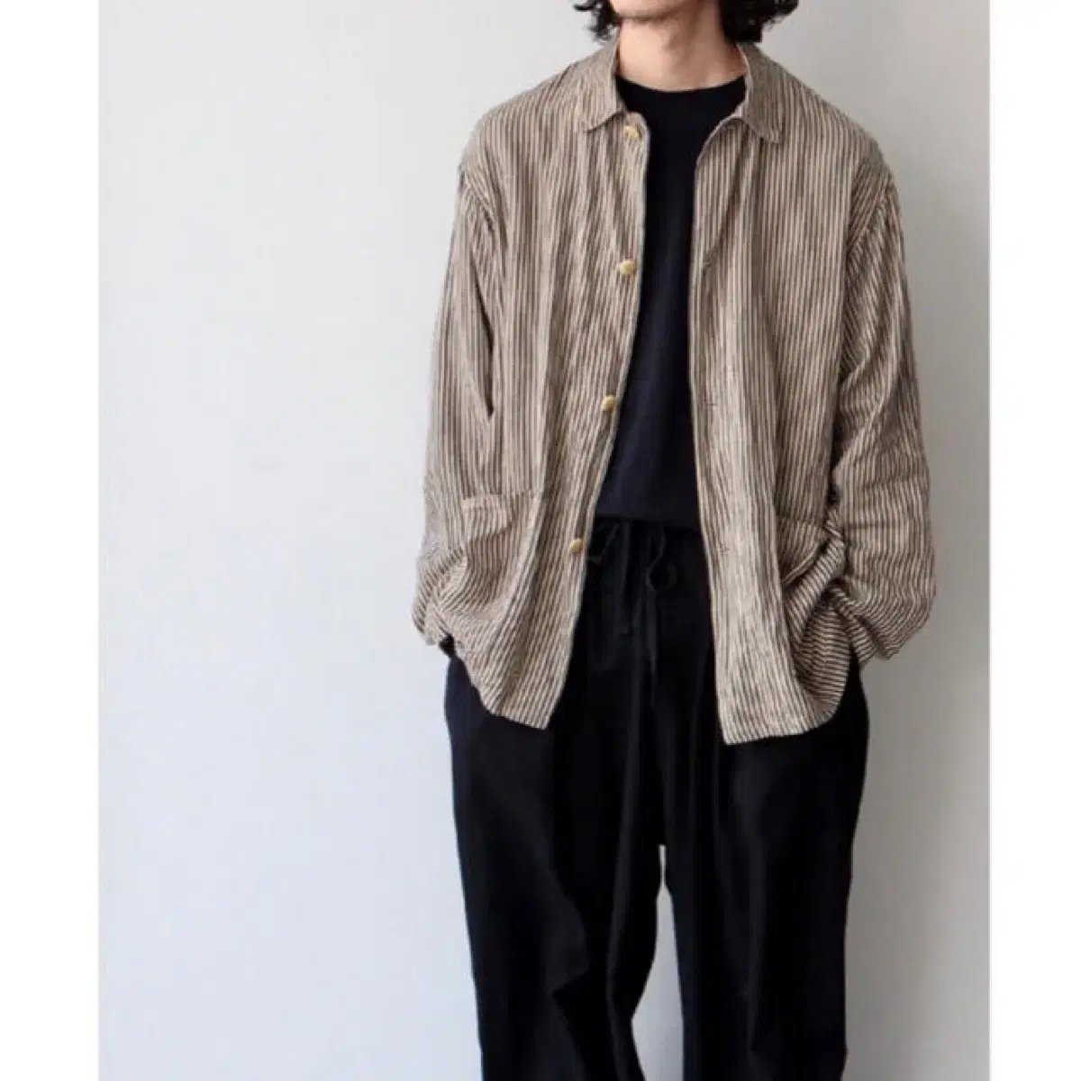 Comoli stripe jacket #Comoli,#Jakcet,#나나미카 on Bunjang Global Site.