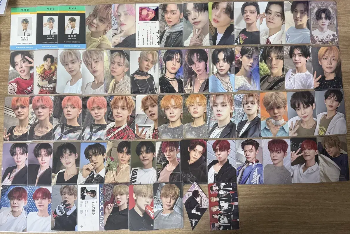 txt 연준 포카 앨포 드볼 세트 대량 판매 럭드 특전