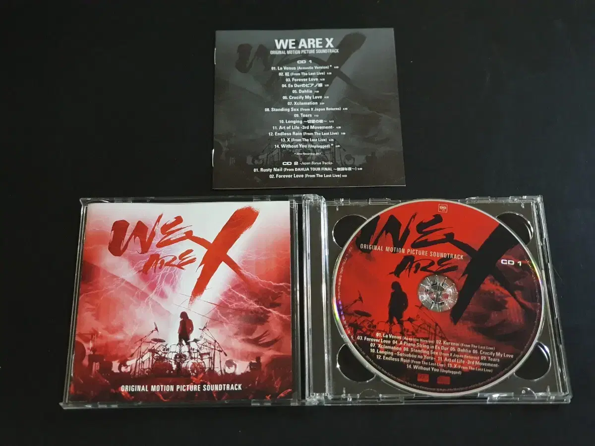 X JAPAN 엑스재팬 앨범 WE ARE X 사운드트랙반 OST