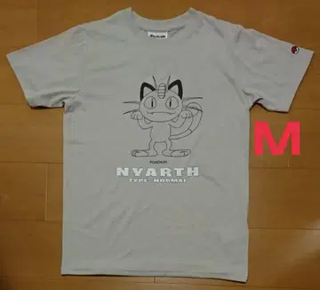 포켓몬스터 포켓몬 나옹(냐스) 티셔츠 반팔 M