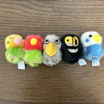 하시비로코우 앵무새 마스코트 봉제 인형