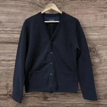JAPAN BLUE JEANS 인레이 가디건 네이비 M
