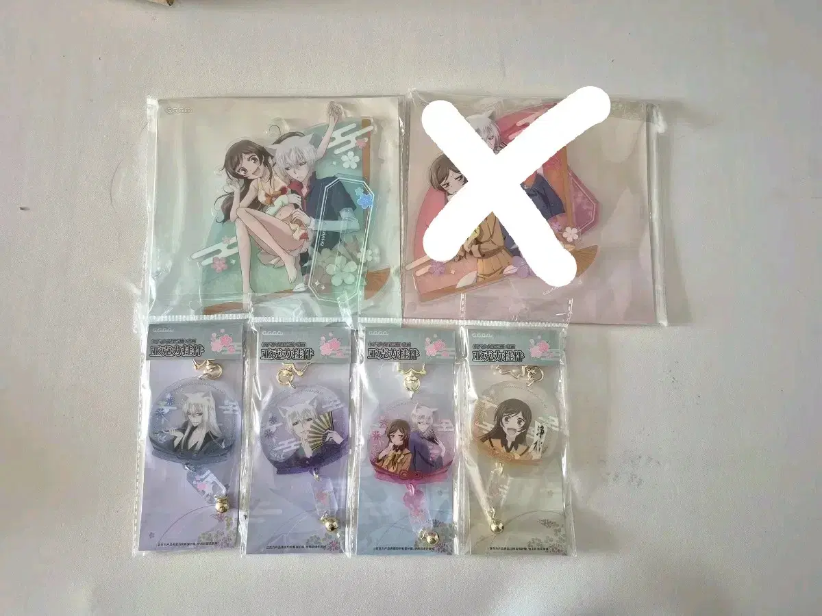 오늘부터 신령님 아크릴 스탠드 아크릴 풍경 키링 굿즈 토모에 나나미