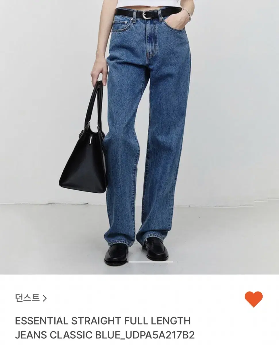 던스트 스트레이트 풀랭스 진 클래식블루 M