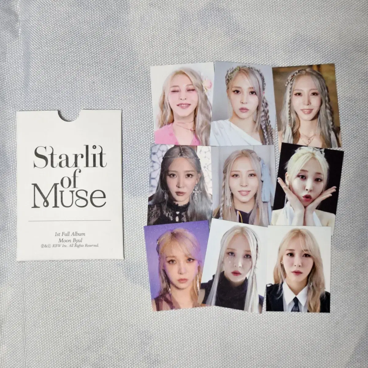 마마무 문별 스탈릿 뮤즈 전시회 증사 증명사진