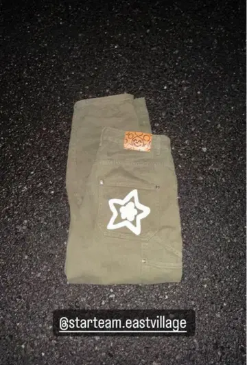 스타 팀 데님 카키 32