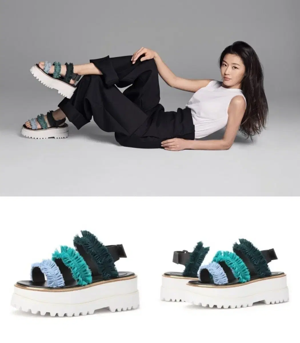 슈콤마보니 SUECOMMA BONNIE 캉캉 샌들 사이즈 225