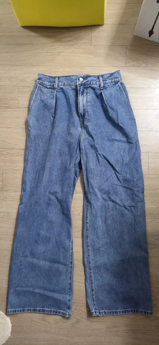 [M] 낫포너드 원턱 와이드 데님