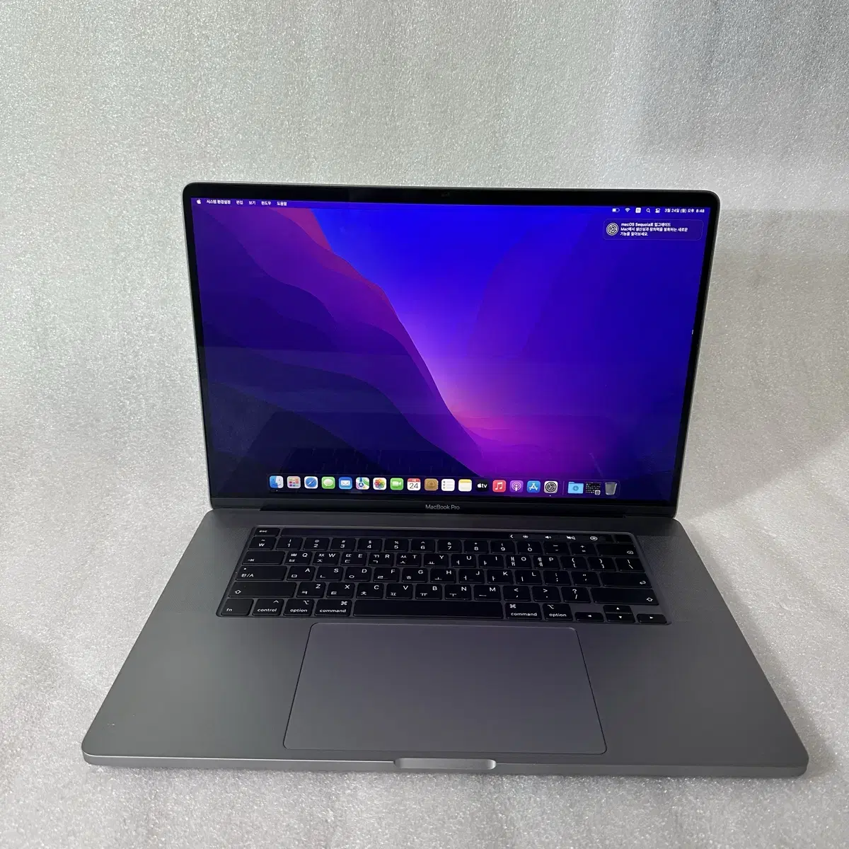 16인치 2019 맥북 프로  i7 500G 16G