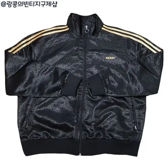 널디 빈티지 스트릿 문양 패턴 바람막이 자켓