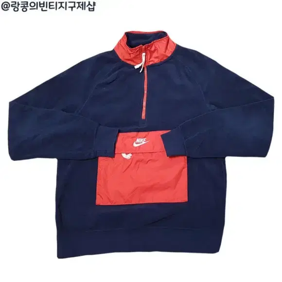 나이키 스우시 스트릿 반집업 후리스