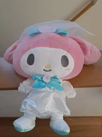 마이멜로디 웨딩 드레스 봉제 인형